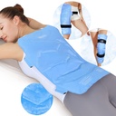 REVIX XXL Full Back Ice Pack Wrap, wiederverwendbare Gel Kaltkompresse für Obere und untere Rückseite, Langlebiges flexibles Eispaket für Muskel-Fettigkeit, Soreness und Post-Workout Erholung