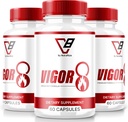 NutraRize (3 Pack) Vigor 8 für Männer, Vigor 8 Pillen Male Enhancing Formel, Vigor Acht Ergänzung Kapseln Test Boost, Vigor8 Stamina Booster Bewertungen Horny Goat Weed Tongkat Ali (180 Kapseln)