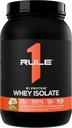 Regel 1 R1 Protein Whey Isolate - mit 25g Protein & 6g BCAA Exklusiv von isolierten & hydrolysierten Quellen für Workout Recovery (2 Pfund*, Vanilla Butter Cake)