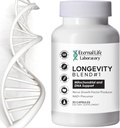 NAD+ Ergänzung mit CoQ10 200mg, PQQ, Nicotinamid Riboside, Shilajit für Anti Aging Skin & Cell Vitality Longevity Blend #1 Hergestellt mit Himalayan Shilajit und NAD - 30 Veggie Capsules