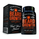 Die Manskape Co Beard Wachstums Vitamine für Männer von Wild Willies - Natürlich schneller Haarwachstum - 60 Kapseln mit Biotin - Wachsen Sie einen Thicker, Voller Bart und Schnurrbart heute