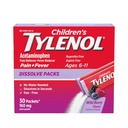 Kinder Tylenol Lösungspakete für Schmerzlinderung, Fever Medication, 160 mg Acetaminophen, Dye Free, Kinderpulver-Packets für Kälte & Flu Symptome Relief; Wildbeeren-Flaschen, 30 ct.; Packung von 1