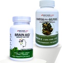Bricker Labs Mind & Motion: Joint Health and Cognitive Support Bundle: Omega Cyclo - Mussel Full Spectrum Omega Joint Support and Brain Aid Memory Matters Cognitive Support Supplement,