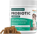 Wellnergy Daily Probiotic & Prebiotics Soft Chew for Dogs & Cats - Verdauungsunterstützung für Durchfall, Verstopfung, Magenverstimmung, Verdauung & Gas - Hilft Verdauung, Allergie Haut und Immungesundheit 70ct