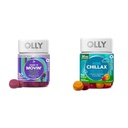 OLLY Constipation Relief Gummis 30ct + Chillax Kids Calm Chews 50ct
