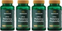 Swanson Ultra Potency Probiotic Digestive Health Immunsystem Unterstützung 66 Billion CFU Prebiotic NutraFlora scFOS 60 DRcaps Veggie Capsules (Caps) (4 Pack)