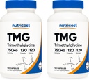 Nutricost TMG 750mg, 120 Kapseln (2 Flaschen)