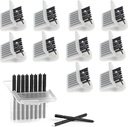 (80 Stück) Cerustop Wax Guard Filter für Hörgeräte Zubehör für Phonak, Hörgerät Wax Filter Resound, Widex und Unitron, Hörgeräte Ersatzteil Reinigungsset Zubehör Tool(10 Packungen)