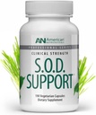 American Nutriceuticals – S.O.D. Support – 190 Kapseln – Unterstützung natürlicher Produktion von Superoxid-Dismutase – Zerstört freie Radikale, unterstützt intrazelluläre Detoxification &amp; Easy to Swallow