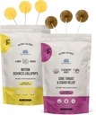 MommaBear Organic All Natural Motion Sickness und Throat Relief Lollipops erhalten gut Soon Pack | Throat beruhigend & Nausea beruhigende Honig Lollipops für Erwachsene, schwangere Frauen & Kinder 3+ | Pack von 2 Bundle