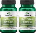Swanson Butterbur Extract - Standardisierte 75 mg 60 Caps (2 Pack)