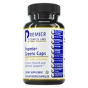 Premier Research Labs Greens Capsules - Super Greens Capsules, Greens Supplements, Super Greens Pills für Wellness, Veggie Pillen mit Blattgrün, Kale, Chlorella - 150 Vegetarische Kapseln