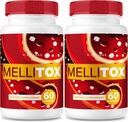 (2 Pack) MelliTox Kapseln, MelliTox Supplement Body Detox, MelliTox Maximum Strength Formula, MelliTox Pillen für gesunde Zellen, MelliTox Pastillas Review (120 Kapseln)