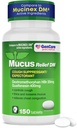 GenCare - Mucus Relief DM (150 Count Value Bottle) Dextromethorphan HBr 20mg Guaifenesin 400mg | Generisches Mucus Relief DM | Sofortfreisetzung Unbeschichtete Cough & Mucus Expectorant Pille