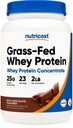 Nutricost Grass-Fed Whey Protein Konzentrat (Chocolate) 2LBS - Ungesättigt, Non-GMO, Glutenfrei, natürliche Aromen