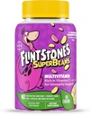 Flintstones Vitamine SuperBeans,Kids Multivitamin mit Immununterstützung mit Vitaminen A,D,Iodine&Zinc zu unterstützen gesundes Wachstum,Fruit Flavored,Vegetarisch,Jelly Bean Chews,90 Count(Verpackung kann variieren)