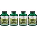 Swanson Full Spectrum Turmeric (Curcumin) - Joint Health, Digestion, Heart Health & Liver Support Supplement - Curcuma Longa Formula Promoting Memory Support - (240 Kapseln) 4 Pack