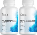 Phytoceramide 200 Kapseln Haut-Reparatur-Verjüngung Anti-Aging-Unterstützung Pflanzen-erzeugte Ceramide 700mg Gluten Free Non-GMO (2)