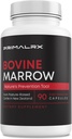 Bovine Marrow: Gras Fed Bone Marrow – Immunität Vitamine/Kidney-Unterstützung/Blood Circulationsergänzungsmittel (K2 Vitamin/Calcium-Ergänzung, Collagen-Ergänzungen, CLA-Ergänzungen) - 90 Kapseln