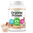 Orgain Organic Vegan Protein Powder, Horchata - 21g Pflanzenbasiertes Protein, 9g Prebiotic Fiber, Low Net Carb, No Lactose Ingredients, No Added Sugar, Non-GMO, Für Shakes & Smoothies, 2.03 lb