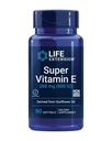 Lebensverlängerung Super Vitamin E, 268 mg (400 IU), Non-Synthetic Vitamin E Supplement fördert Vollblut-Gesundheit, Glutenfrei, Non-GMO, 90 Softgele