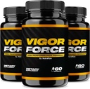 (3 Pack) Vigor Force für Männer, Vigor Force High Performance Formel, Offizielle Vigor Force Male Pillen 8.50, Premium Zutaten für maximale Wirksamkeit, Vigor Force Bewertungen VigorForced (180 Kapseln)