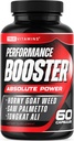 Testosteron-Booster-Ergänzung für Männer - Leistungstest-Boost - Male Enhancing Erweiterung Pills - Enhance Energy, Endurance, Stamina, Stärke, Drive & Muskelwachstum - 60 Kapseln - 30 Portionen