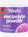Kiss My Keto Elektrolyt Pulver — Mischbeere, Beilage (90 Portionen), Raffreshingly Fruity, Hydration Drink Mix, Zero Carbs, 5 Kalorien, Zuckerfrei, 12.7 Unze