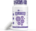 Melatonin für Schlafen für Männer und Frauen - Schlafen Sie Melatonin -Valerian Root Extract - Vegetarische 3mg Melatonin Kapseln - Schlafhilfe für Erwachsene - Tiefen Schlaf Ergänzungen zu Ease Jet Lag Strain