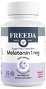FREEDA Melatonin 1 mg Sugar-Free Chewable Tablets – Natural Fruit Flavor Schlafhilfe für Erwachsene und Kinder Alter 3 und oben – Non-Habit Forming, Vegan, Gluten-Free, Kosher – Made in USA (180 Count)