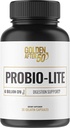 Golden After 50 Probio-Lite - für Gut Gesundheit und Verdauung Unterstützung - Probiotika für Männer und Frauen - 30 Gelatin Kapseln - Probiotika für okzialen Sodbrennen, Gas, Verdauung