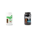 Vega Protein und Greens Protein Pulver, Schokolade - 20g Pflanzen basiertes Protein Plus & Premium Sport Protein Schokoladenprotein Pulver, Vegan, Non GMO, Gluten freie Pflanze basiert