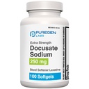Puregen Labs Docusate Sodium 250mg Tabouret softener Laxative