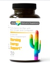 AGA Nature's Supplements Morning Energy Support Multivitamin per gli uomini con zenzero nero e Cordyceps 30 capsule