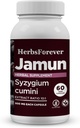 Herbsforever Jamun Kapseln Eugenia Jambolana Samen Extrakt Ratio (10:1) Wellness Supplement 60 Vege Kapseln