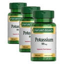 Nature's Bounty Potassium Gluconate 99 mg, 100 Caplets (Pack von 3)