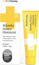FIRST HONEY Manuka Wound Ointment [.75oz - 21g] | Rapid Wound Repair Gel | Fast Relief für Haut & Burns | Manuka Honey aus Neuseeland | Antibiotische freie Burn Care, Scar Gel, Dressing Aid
