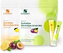 Dynatech Zero Sugar Electrolyte Drink Mix - Lemon,Passion Fruit - Hydration Pulver-Packets mit 10 Elektrolyten & Vitamine | Non-GMO, Glutenfrei, Vegan Elektrolyte Pulver-Packets | 32 Portionen