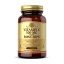 Solgar Vitamin C 500 mg mit Rose HIPS, 100 Tabletten - Antioxidant & Immununterstützung - Gesamtgesundheit - Unterstützt gesunde Haut & Gelenke - Non-GMO, Vegan, Glutenfrei, Dairy Free, Kosher - 100 Servierungen