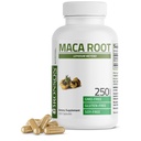 Bronson Maca Root Lepidium Meyenii Non-GMO, 250 vegetarische Kapseln