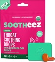 Sootheez Organic Throat beruhigende Tropfen für Erwachsene, Watermelon Mint, 25 Count, Nachfüllbar, Große Verkostung Tropfen, die beruhigende Drohungen