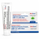 Hydrocortison Cream – 1 Unze Eczema Cream mit Aloe Vera – Premium Anti Itch Cream Extra Strength – Ideal für Rashes, Itchiness, Insektenstiche, Dermatitis, Detergents, Schmuck