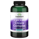 Swanson Calcium Citrato complesso muscolo Bone supporto sanitario Supplemento minerale 300 capsule