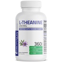Bronson L-Theanine 200mg (Doppel-Strength) mit Passion Flower Herb, Non-GMO Gluten-Free Soy-Free Stress Management Supplement, 360 Kapseln