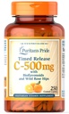 Puritan's Pride Vitamin C 500 mg mit Rose HIPS Caplets, 250 Count