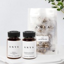 AnyA Multivitamine + Allaitement Thé Bundle Postpartum Essentiels pour les femmes, Suppléments postnatals pour l'allaitement maternel