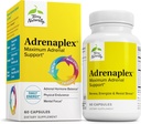 Terry Naturally Adrenaplex - Adrenal Gland Function Supplement - Glandular Support Supplement mit Vitaminen C & B6 - Nahrungsergänzung zur Unterstützung gesunder Nebennierenfunktion - 60 Kapseln
