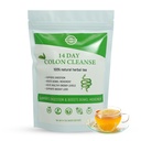 Laicuherb Organic 14 Tage Colon Cleanse Tee für Körperreinigung & Detox, Natürliche Colon Detox Tee mit Kräutermischung für Männer & Frauen Verdauungs-Gesundheit & Gental Gut Cleanse, Koffein Kostenlos