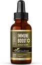 Kräuter-Güte Immununterstützung Liquid 1oz – Natürliche Kräuterergänzung für Immun- & Gut Gesundheit, flüssige Vitamine für Erwachsene & Kinder, mit Echinacea, Astragalus und Graviola – 1 Flasche