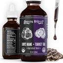 Bio Lion's Mane + Türkei Tail Tincture | Hergestellt mit Pilzen auf unserer Farm in den USA | Dual Extract | Extra-konzentriert (4 fl oz)
